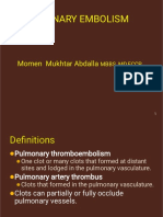 Pulmonary Embolism