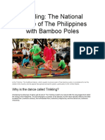 Tinikling: The National Dance of The Philippines With Bamboo Poles