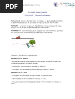 o Estudo Do Movimento