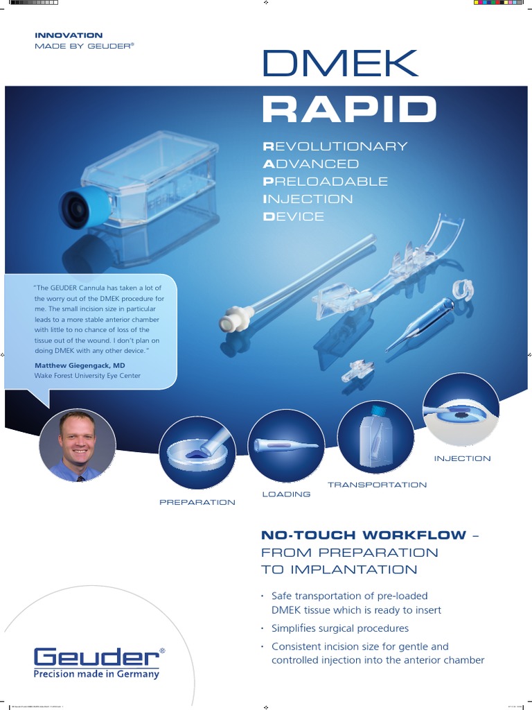 Geuder Poster Dmek Rapid | PDF | Body Modification | Surgery