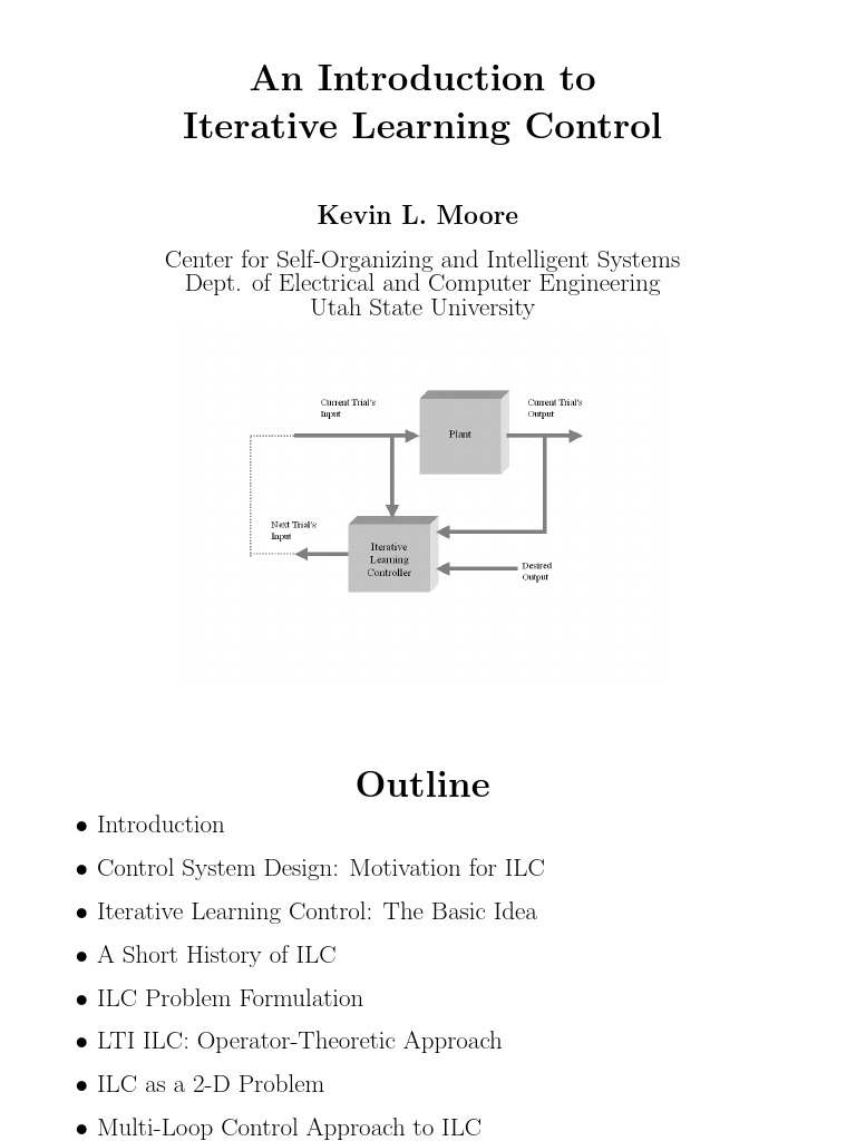 Introduction to Iterative Learning Control | PDF | Control Theory ...