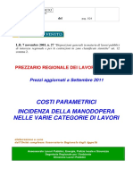 Prezzario Prezzi Parametrici 09 2011 All d