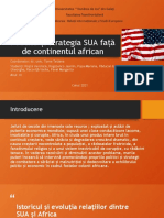 Politica Și Strategia SUA În Africa