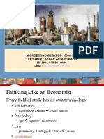 Introduction To Economics