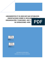 ROF y MOP: lineamientos para entidades públicas