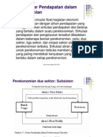 3 - Arus Lingkar Pendapatan Dalam Perekonomian