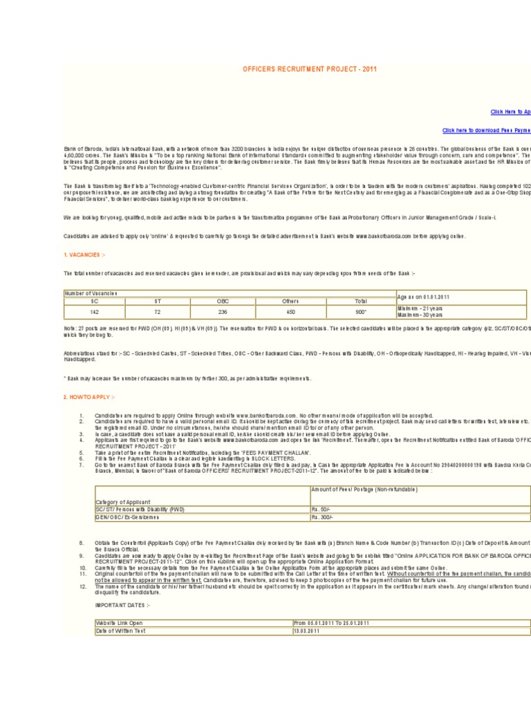 Bank of Baroda | PDF | Visual Impairment | Banks
