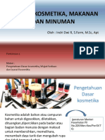 Pengetahuan Dasar Kosmetika