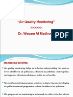 "Air Quality Monitoring" Dr. Wesam Al Madhoun