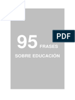 95 Frases Sobre Educación