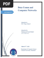 Data Comm and Computer Networks: Lab Assignment 1