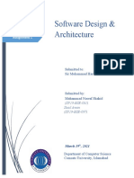 Software Design & Architecture: Assignment 1