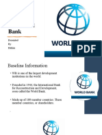 The World Bank: Presented by Hakim