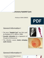 Pulmonary Hydatid Cysts