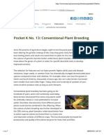 Conventional Plant Breeding 