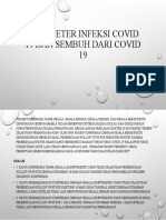 Parameter Infeksi Covid 19 Dan Sembuh Dari Covid