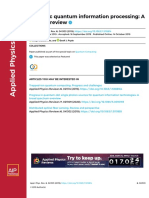 Photonic Quantum Information Processing: A Concise Review