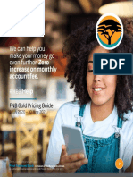 FNB Pricing Guide Gold Account