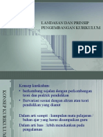 Landasan Dan Prinsip Kurikulum