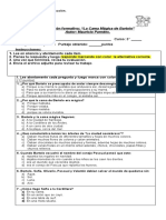 Evaluación Formativa La Cama Mágica de Bartolo 2020