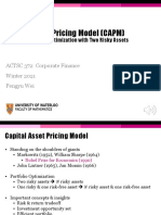 Capital Asset Pricing Model (CAPM) : - Part 1: Portfolio Optimization With Two Risky Assets