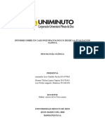 INFORME DE CASO PSICOPATOLOGICO SOBRE DEPRESION (Reparado)