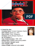 Cory Aquino: First Woman President of the Philippines