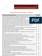 8 - Metodologia do Trabalho Científico e Orientação de TCC - Avaliação do TCC