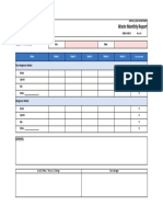 Waste Monthly Report