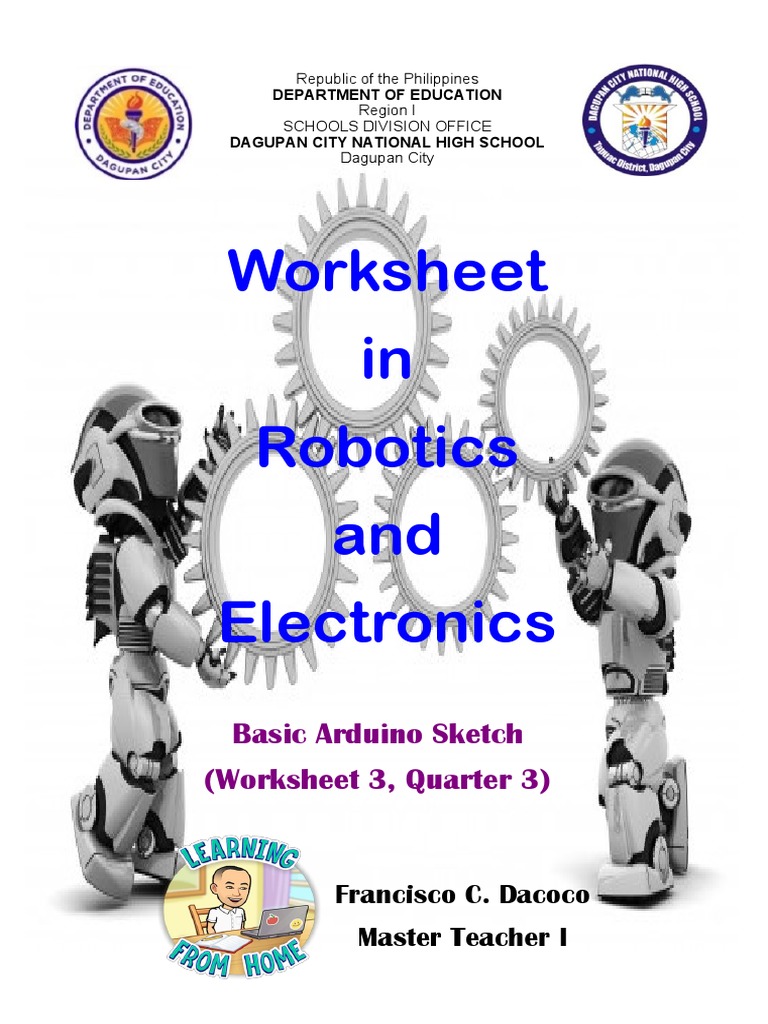 Basic Arduino Sketch Worksheet | PDF