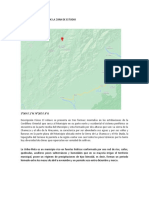 Aspectos Geográficos de La Zona de Estudio