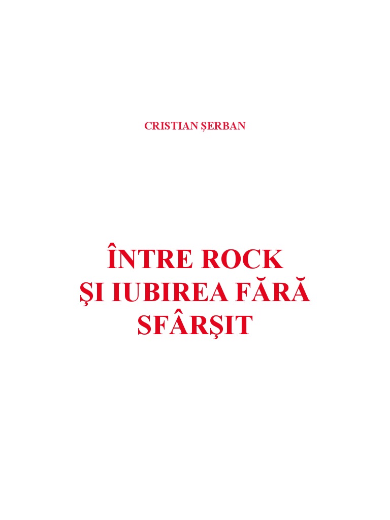 Cristian Serban - Intre Rock Si Iubirea Fara Sfarsit | PDF