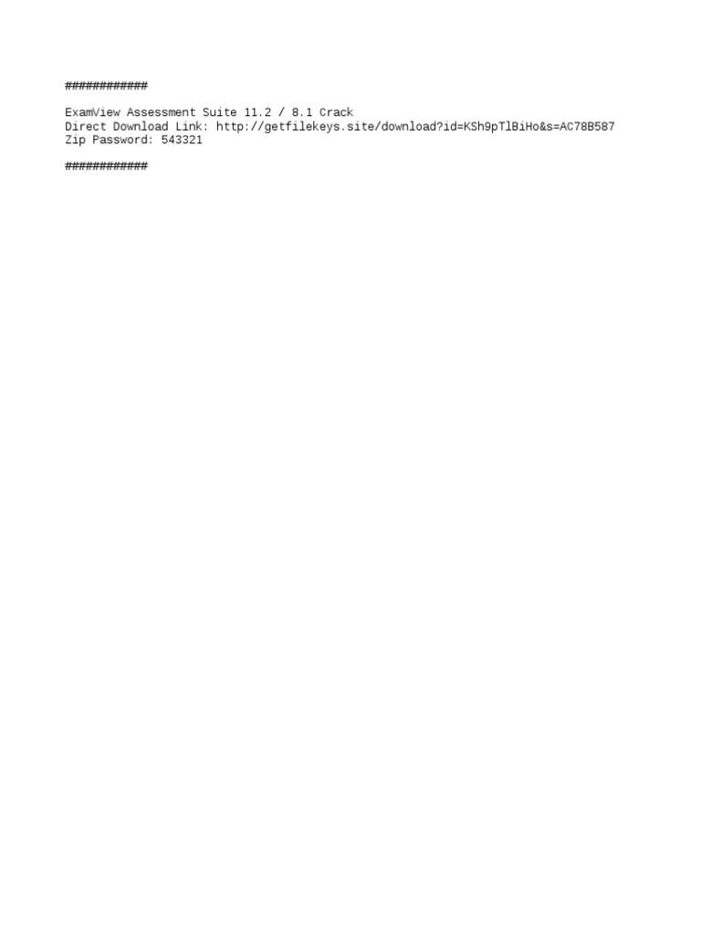 ExamView Assessment Suite - 11.2 - 8.1 - Crack | PDF