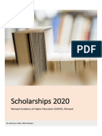 MAHE Manipal Scholarship 2020