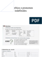 Adverbios em Mente e Pronomes Indefinidos - Basicos - Principiantes