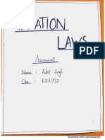 Taxation Laws Assignment Ankit Singh BBA (P) 2