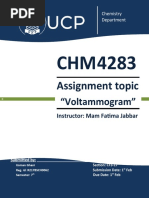 Assignment Topic: "Voltammogram"