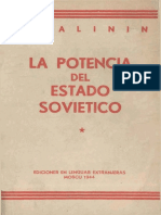 Kalinin, Potencia Del Estado Soviético