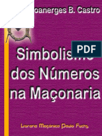 Livro Simbolismo Dos Numeros Na Maçonaria Boanerges B Castro