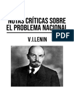 Lenin, Notas Criticas Sobre El Problema Nacional