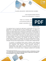 Inclusión, Educación y Democraciá en Colombia