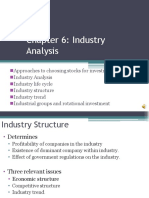 Chapter 6: Industry Analysis