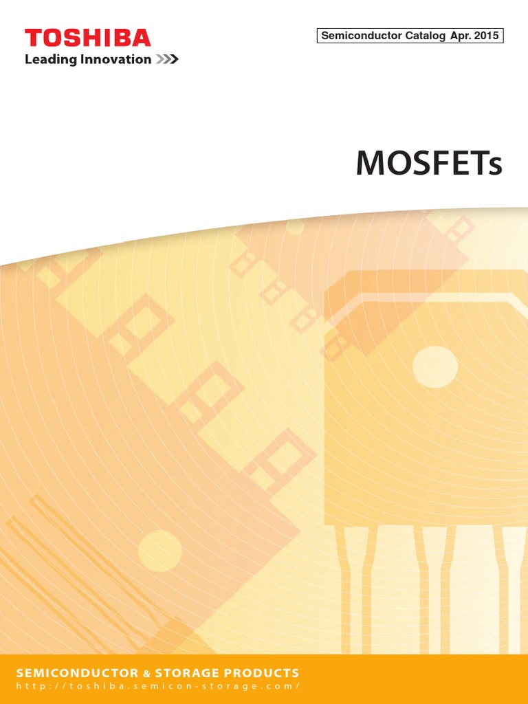 Toshiba MOSFETs Overview and Applications | PDF | Mosfet | Field Effect ...