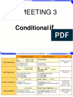 Meeting 3: Conditional