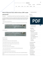 How To Recover Cisco 2921 & Cisco 2951 Router Password