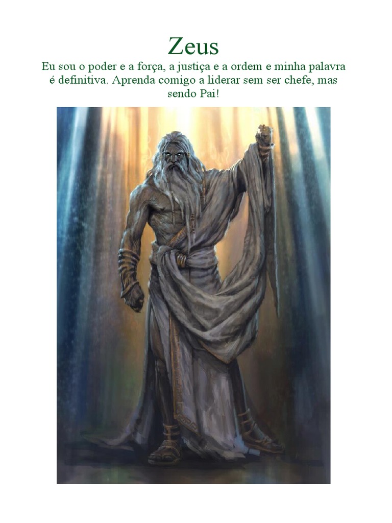 Zeus: O Rei dos Deuses e sua história de poder, sedução e liderança no ...