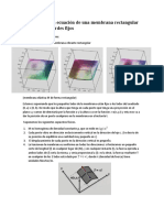 Deducción de La Ecuación de Una Membrana Rectangular Vibrante Con Bordes Fijos