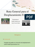 Ruta General para Víctimas de Desplazamiento Forzado