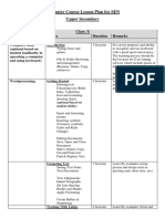 Computer Course Lesson Plan For SEN Upper Secondary: Class: X Subject Topics Duration Remarks