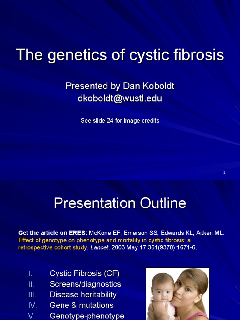 Cystic Fibrosis Genetics Overview | PDF | Epidemiology | Genetics